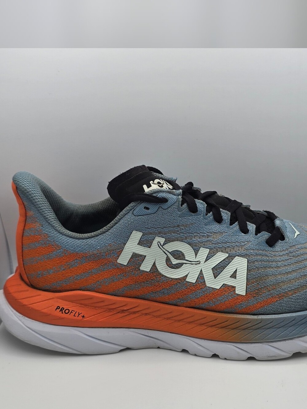 HOKA Running Shoe in Blue & Orange